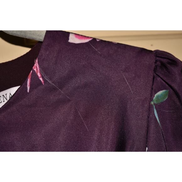 IEENA FOR MAC DUGGAL $378 Floral‎ Printed Mini Sheath Dress Small *Flawed* - Picture 5 of 9